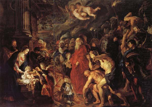 Peter Paul Rubens The Adoration of the Magi 1608 and 1628-1629 china oil painting image